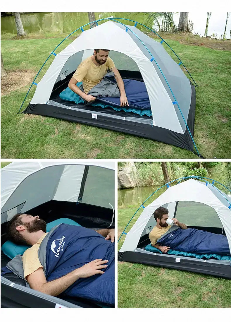 Naturehike Newest Sleeping Bag Ultralight Waterproof Cotton Sleeping Bag Nature Hike Summer Hiking Camping Tent Sleeping Bag - Lootquake