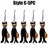 DIY Halloween Hanging Ornaments Fabric Pumpkin Ghost Skull Bewitching Decor Home Party Spooky Season
