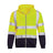 Reflective Men Hoodie Drawstring Loose Zipper Long Sleeve Hooded Pullover Winter Work Safety Coat Moisture-wicking Sweatshirt - Lootquake