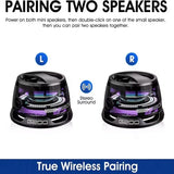 Minialtavoz Bluetooth portátil G200 con iluminación RGB, altavoz magnético BT5.3, minicaja de sonido, 7 horas de reproducción, soporte para teléfono, novedad de 2025