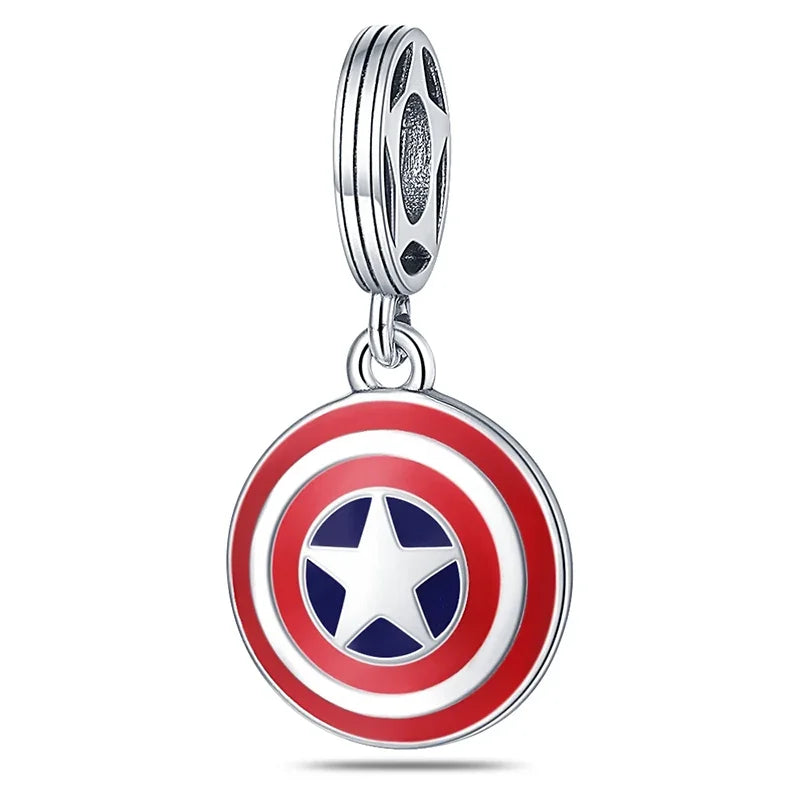 MINISO Charms de plata de ley 925 para pulseras originales de Harry Potter de 3 mm, colgantes para mujer, joyería DIY, regalos