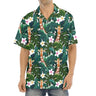 3D Printed Black And White Giraffe Pattern Hawaii Shirts Mens Short Sleeve Big Size Beach Shirts Funny Giraffe Party Blouse Tops - Lootquake