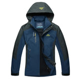 Men Autumn Jacket Camping Hiking Trekking Windbreaker Waterproof With Hood Spring Outdoor Sports Travel Climbing Coats - Lootquake