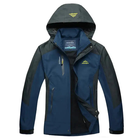 Men Autumn Jacket Camping Hiking Trekking Windbreaker Waterproof With Hood Spring Outdoor Sports Travel Climbing Coats - Lootquake