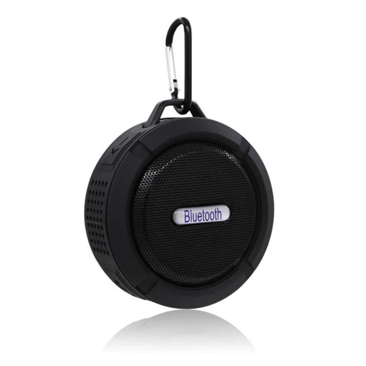 #C6 Altavoz Bluetooth con ventosa grande, estéreo, para deportes al aire libre, mini, compatible con TF, subwoofer, portátil, resistente al agua