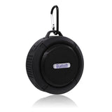 #C6 Altavoz Bluetooth con ventosa grande, estéreo, para deportes al aire libre, mini, compatible con TF, subwoofer, portátil, resistente al agua
