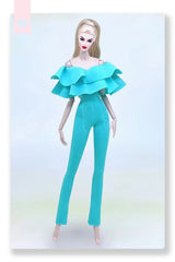fashion for barbie elegant lady wedding dress for barbie doll clothes princesa for bjd 1/6 dress long dress accessories - Lootquake