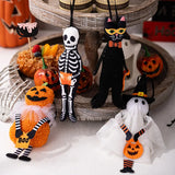 DIY Halloween Hanging Ornaments Fabric Pumpkin Ghost Skull Bewitching Decor Home Party Spooky Season