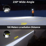 Sensor Headlamp LED Head Flashlight Rechargeable Headlight Head Torch Built-in Battery 5 Lighting Modes Fishing Camping Lantern - Lootquake