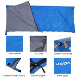 Saco de dormir portátil para exteriores Lixada de 190 x 75 cm, para acampar, viajar, senderismo, multifunción, ultraligero, 680 g, para mochileros.