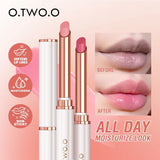 O.TWO.O Color Changing Lipstick Moisturizing Lip Balm Nourising Long Lasting Lip Gloss Natural Beeswax Lip Care Cosmetics