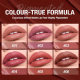 Smooth Matte Lipstick - Long-Lasting, Moisturizing, and Easy to Apply Lip Glaze with Rotating Pen Design - Perfect for Everyday