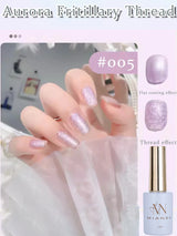 MIANEL 1-12pcs 12ML Mother-of-pearl Textured Gel Nail Polish With Aurora Effect, 2025 New Japanese-style Summer Top Selling