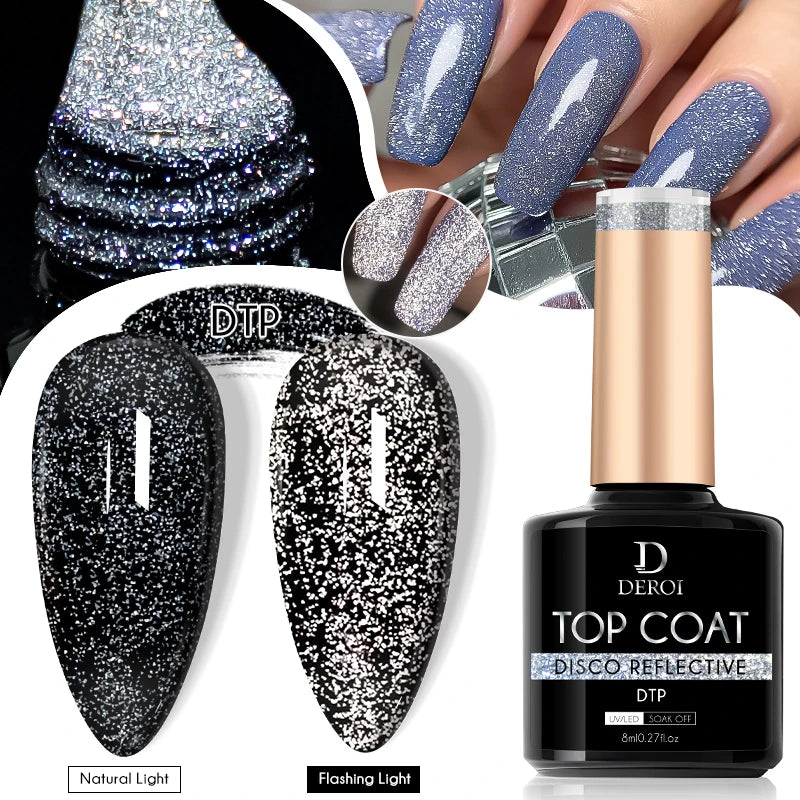 CNails No Wipe Gel Top Coat Clear Gel Base Coat Varnish Soak Off Flash Top Coat UV/LED Nail Art Accessories Matte Nail Polish