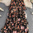 Summer New Off Shoulder  Wrap Waist to Show Thin A-line Fragmented Cake Dress Women's Beach Vacation Chiffon Long Dress GD820 - Lootquake