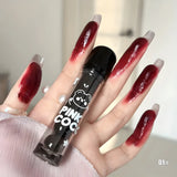 Adorable Bear Mirror Lip Glaze - Long-Lasting, Non-Fading, Hydrating Liquid Lipstick with Watery Texture - Luxurious Glossy Shin