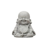 Adorno de Buda sonriente gordo de estilo chino, escultura de Buda de dibujos animados de arenisca verde, estatua de Buda tallada a mano