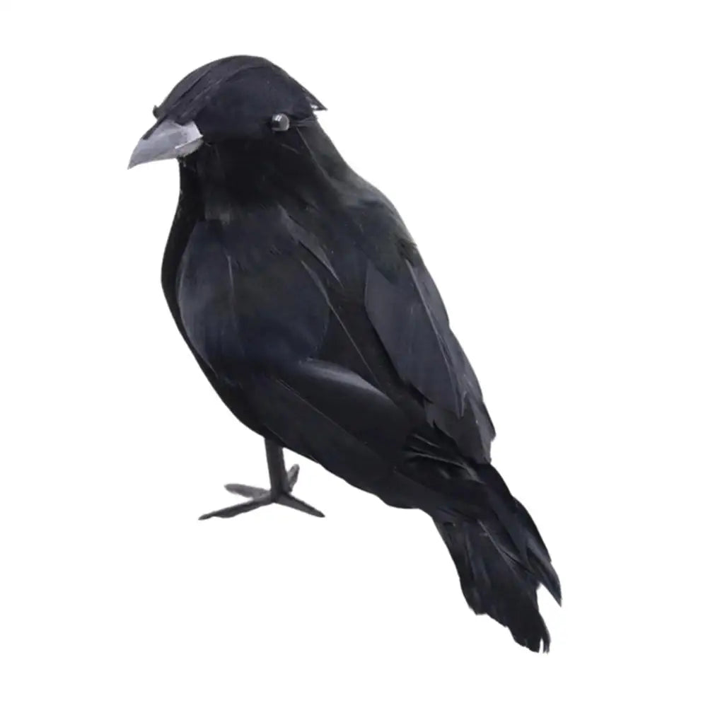 Halloween Decoracion Simulation Black Crow Raven Bird Repellent Pest Control Pigeon Repellent Event Party Bar Decoration