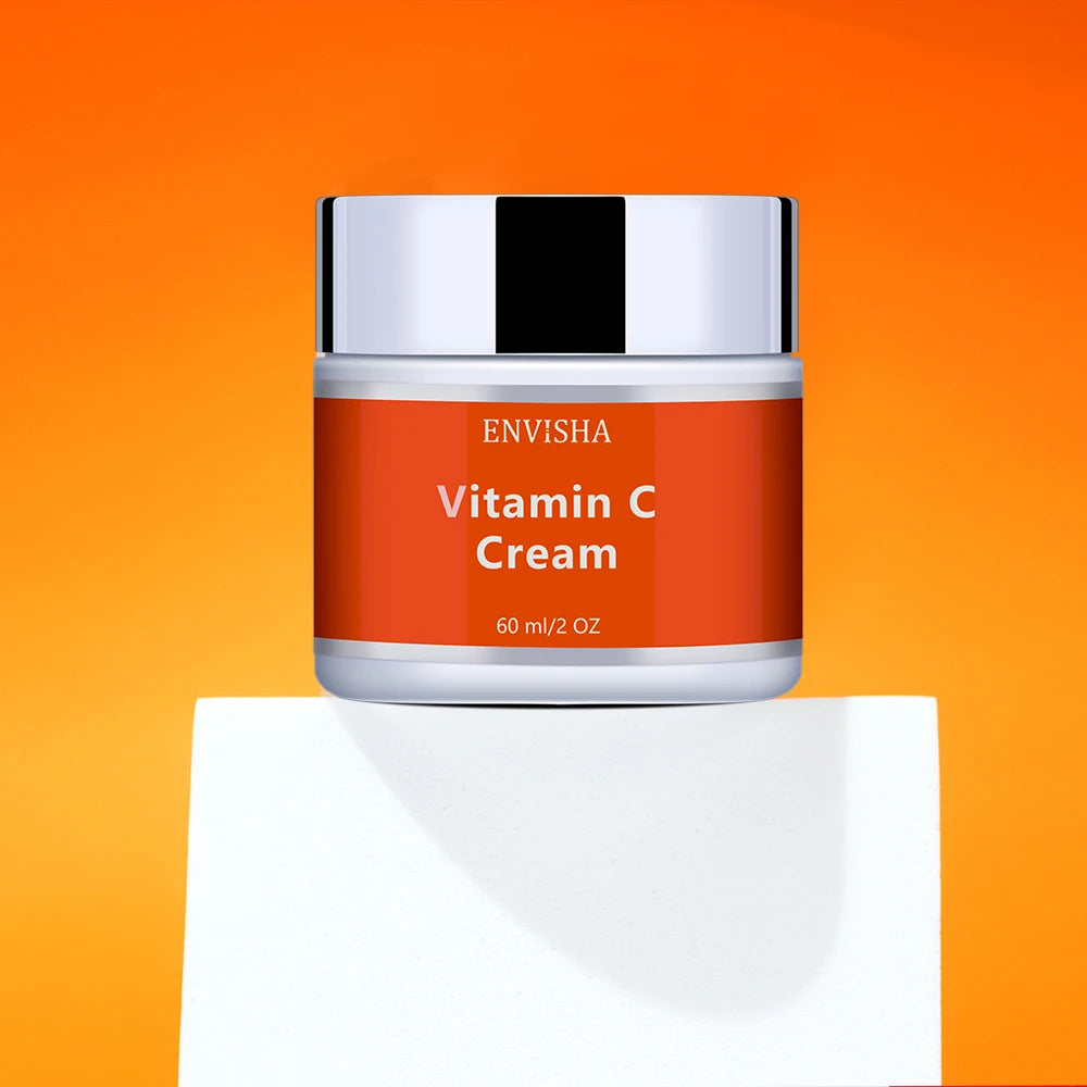 Crema facial ENVISHA Beauty Health con vitamina C, cuidado de la piel, antiarrugas, antiedad, hidratante, reduce los poros, blanquea, suaviza y reafirma.
