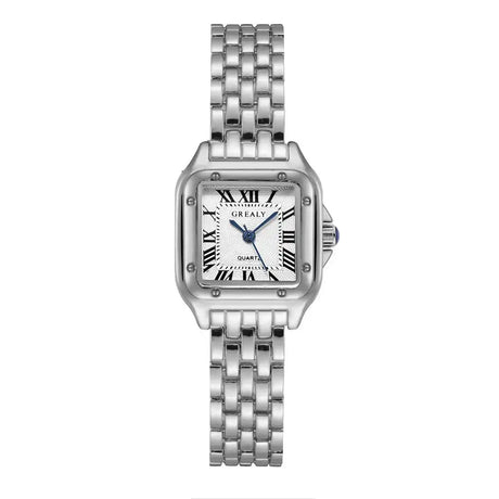 UTHAI Women Watch Light Luxury Brand Stainless Steel Strap Ladies Business Quartz Watches Female Fashion Clock Watch - Lootquake