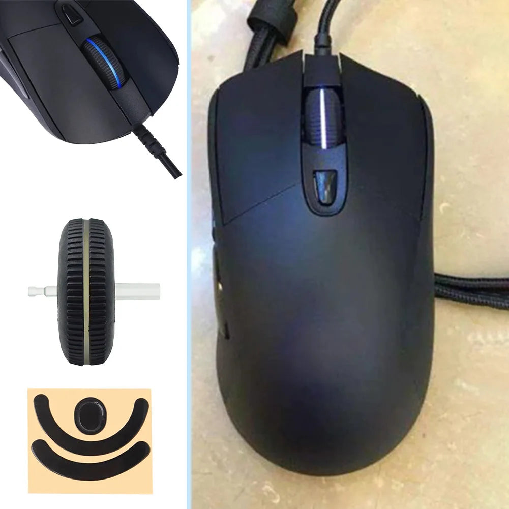 Rodillos para ratón Logitech G403, G603, G703, 403, 703, para juegos, rueda de desplazamiento de plástico, polea, almohadilla, piezas de repuesto para ratón