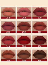 Luxury Matte Lip Gloss Set 12 Waterproof Shades Non Sticky Long Lasting Lipstick Kit For Daily Party Makeup