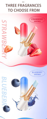 O'CHEAL Color Fruit Lipstick Peach Temperature Changing Lip balm Moisturizing Waterproof Long Lasting Moisturizes Lip Balm