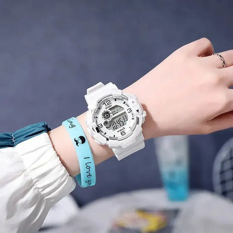 New Minimalist Student Sports Waterproof Electronic Watch Children Luminous Multifunctional Electronic Watches for Women and Men - Lootquake
