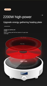 Cocina de inducción eléctrica, caldera, placa de cocción salteada impermeable, olla caliente inteligente, estufa, quemador de cocina, máquina de cocina