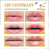 Lovely Honey Pot Lip Oil Lip Gloss Lip Balm Hydrating Lip Balm For Lip Care Moisturizing Clear Lip Oil Liquid Lipstick