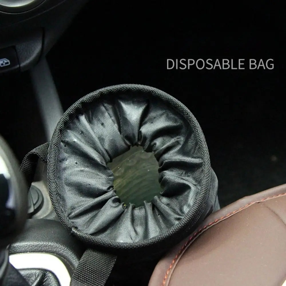 Trash Holder Car Waste Bins Car Seat Back Litter Bag Garbage Storage Rubbish Container Black Car Dustbin Garbage Bag