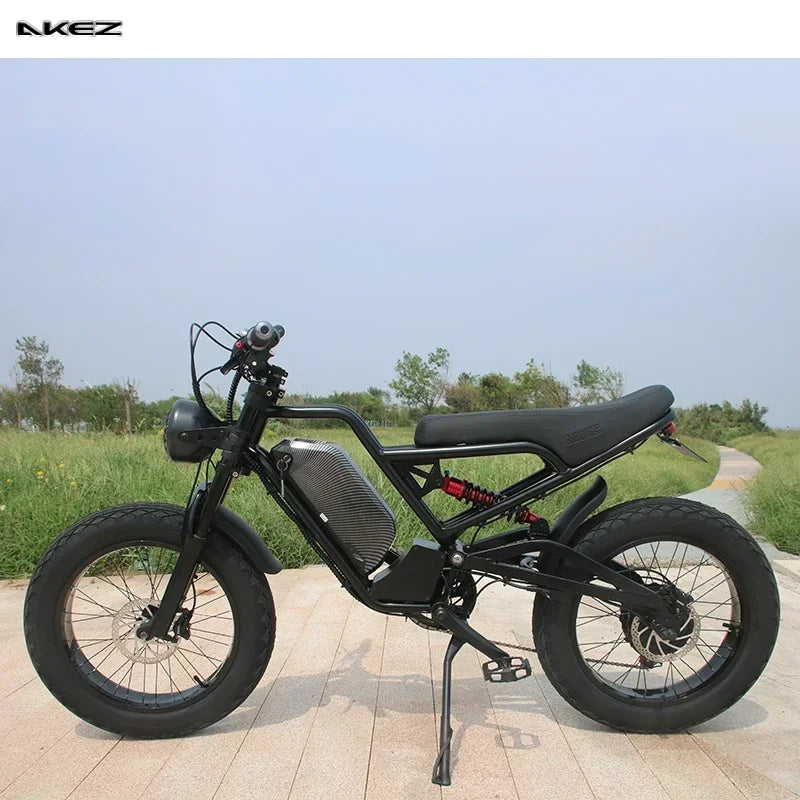 Bicicletas eléctricas de suspensión completa, 1500 W, 48 V, 18 Ah, batería extraíble, neumáticos anchos, freno hidráulico, para adultos.