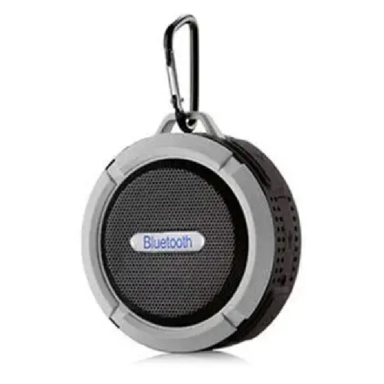 Altavoz Bluetooth inalámbrico impermeable con ventosa para deportes al aire libre, mini subwoofer para ducha, coche, teléfono inteligente, micrófono TF C6