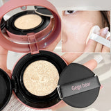 Base de maquillaje con cojín de aire BB Cream, cobertura total, resistente al agua, duradera, control de grasa, corrector CC Cream, base de maquillaje facial, cosmética coreana