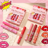 Lápiz labial desprendible Lápiz labial hidratante y humectante Lápiz labial Película de lápiz labial Lápiz labial desprendible Lápiz labial impermeable y de color sólido Estuche de lápiz labial