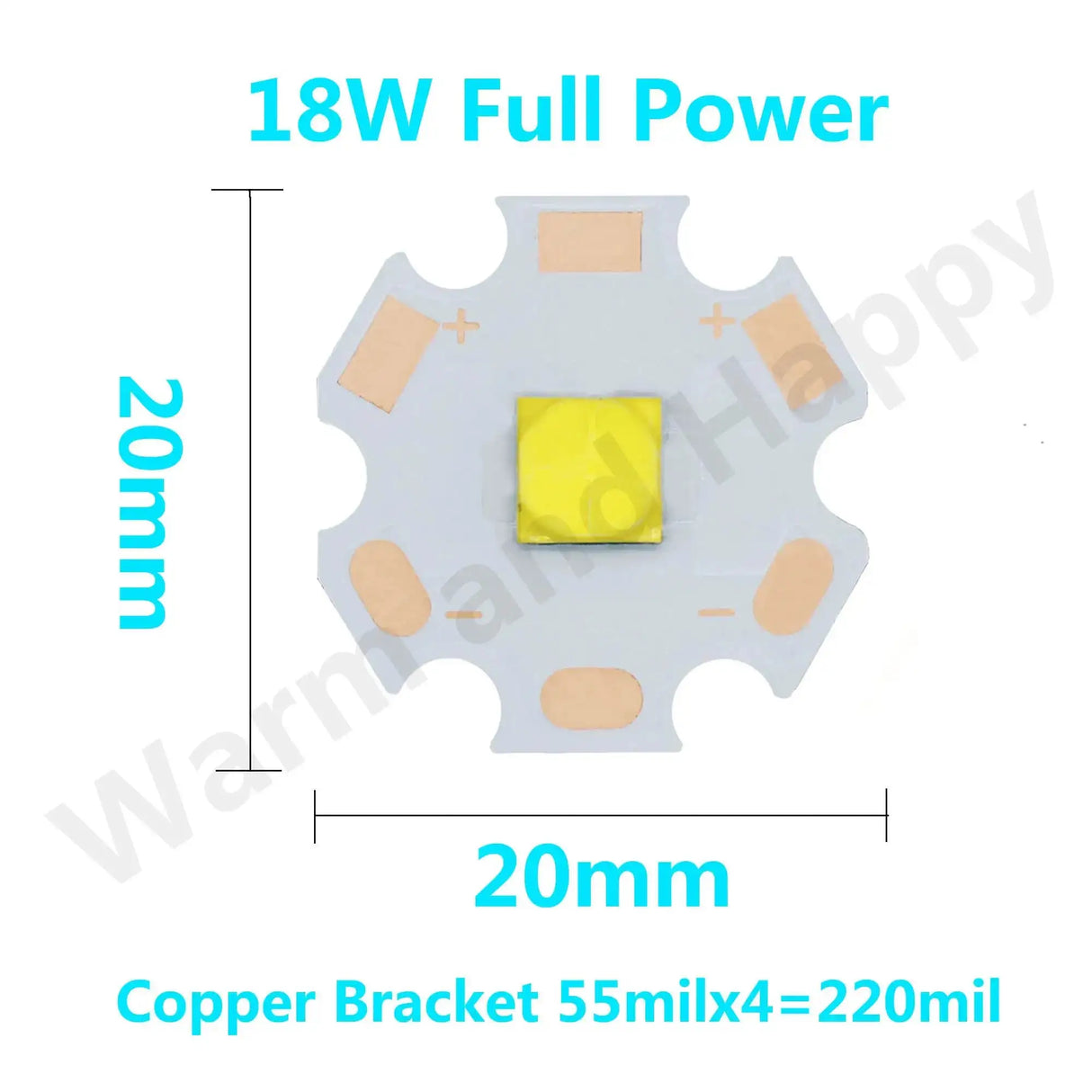 3W 5W 10W 18W T6 XML2 High Power LED Flashlights Parts DIY 3.5*3.5mm/5*5mm XHP50 LED 3V Bead For Bicycle accessories Headlamp - Lootquake