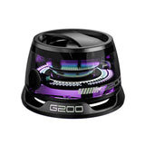 Enceinte Bluetooth portable G200, éclairage RGB, haut-parleur magnétique BT5.3, mini caisson de basses, autonomie de 7 heures, support pour téléphone