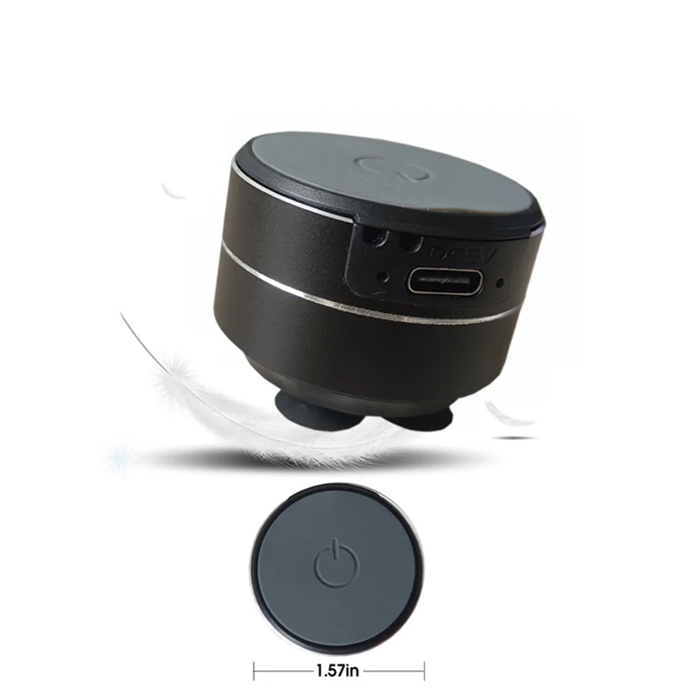 Enceinte Bluetooth sans fil, double TWS, vibration, son stéréo, mini enceinte à conduction osseuse, avec radio FM, livraison directe