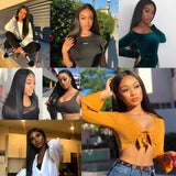 8-32 Inch Bone Straight Brazilian Remy Human Hair Weave Bundles | Natural Color 12A | 1, 3, or 4 Bundles