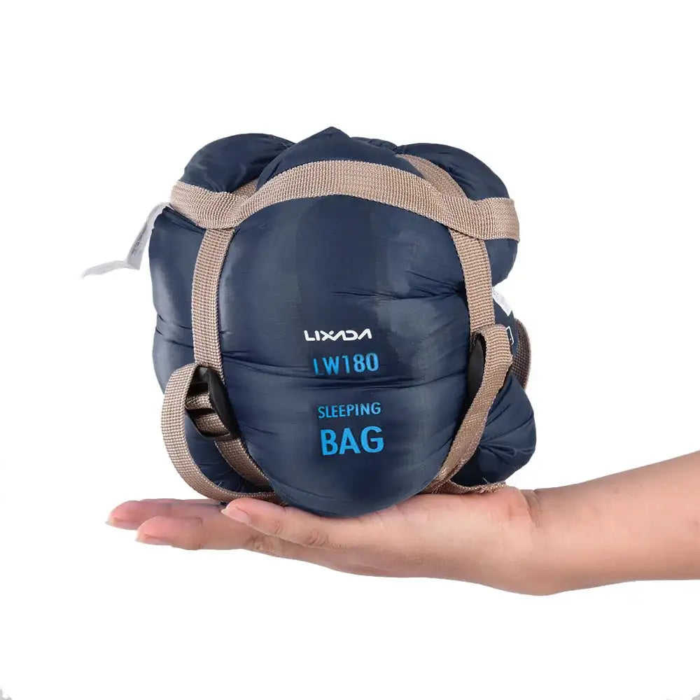 Saco de dormir portátil para exteriores Lixada de 190 x 75 cm, para acampar, viajar, senderismo, multifunción, ultraligero, 680 g, para mochileros.