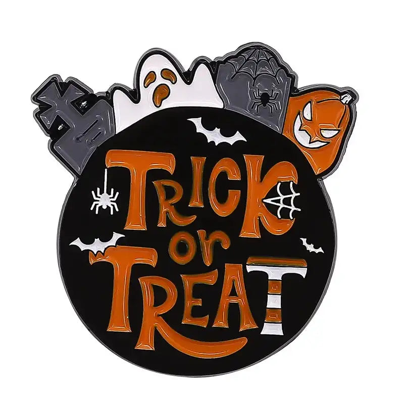 Broche estilo punk con forma de calavera y rosa, con forma de corazón, para Halloween, con forma de cabeza de gato, brújula, sombrero de mago, gato negro, broches de aleación, insignias de esmalte, alfileres de solapa