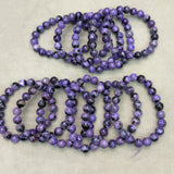 Wholesale Natural 9mm 11mm 12mm 13mm Charoite Smooth Round Loose Beads For Jewelry Making DIY Bracelets Necklace Strand Gift - Lootquake