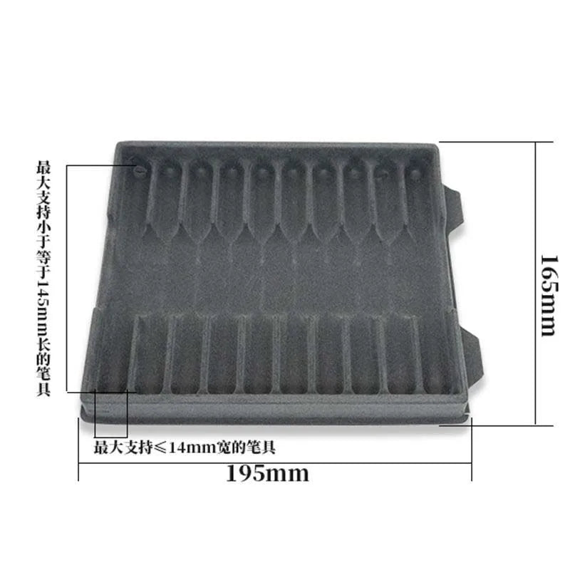 1pc jinhao pen case gift Pencil storage box Stationery Office Supplies transparent fountain pen box Case