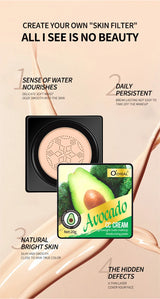 Base de maquillaje ligera con colchón de aire, crema CC, corrector hidratante natural, tono de piel uniforme, maquillaje de contorno de larga duración, cosméticos