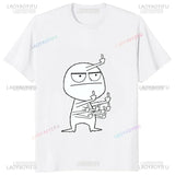 Middle Finger Funny Maniac Printed Man T Shirt Loose Casual Fashion Harajuku Hip Hop T-shirt Hipster Streetwear Comfort Clothing - Lootquake