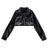 Girls Jazz Dance Hip Hop Outfit Child Model Catwalk Stage Dance Show Costume Black Navel Top White Trousers - Lootquake