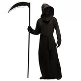 Black Demon Halloween Costume,Festival Sickle Role-playing Costume