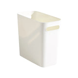 Large Trash Can without Cover Wastebasket Garbage Container Space-Saving Outdoor Bathroom Bedroom Kitchen Home Blue