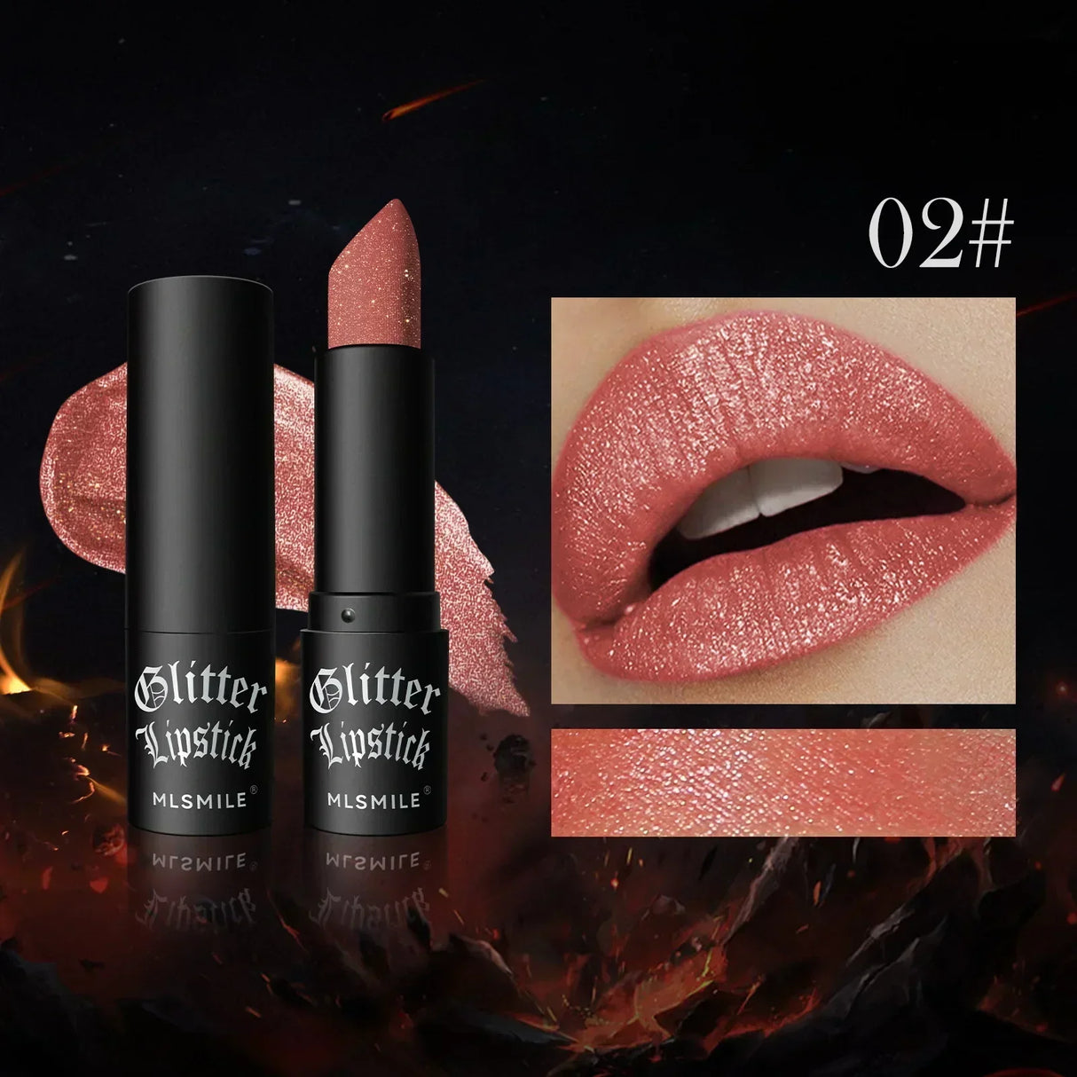 Diamond Pearlescent Lipstick Waterproof Long Lasting Non-stick Cup Matte Velvet Shiny Lipsticks Red Sexy Lips Makeup Cosmetics
