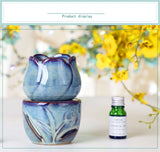 Tulip Ceramic Essential Oil Incense Burner Candle Oil Incense Burner Home Fragrance Accessories home decorations